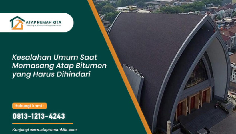 pasang atap bitumen