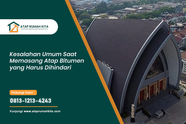 pasang atap bitumen