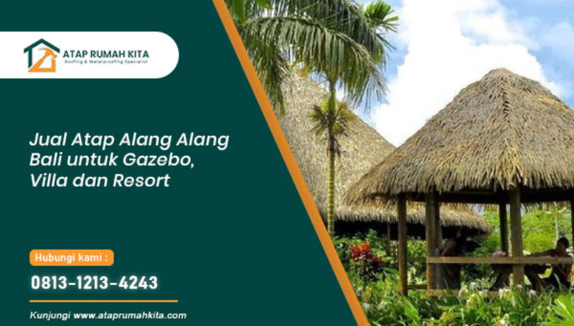 jual atap alang alang bali